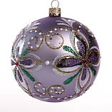 Ялинкова куля скляна 60 мм, фото 3