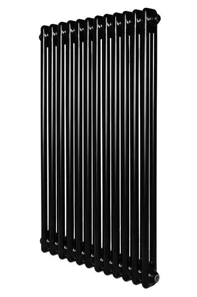 Радіатор дизайнерський вертикальний Bari II 12/1200 Чорний матовий 1200*560, фото 1