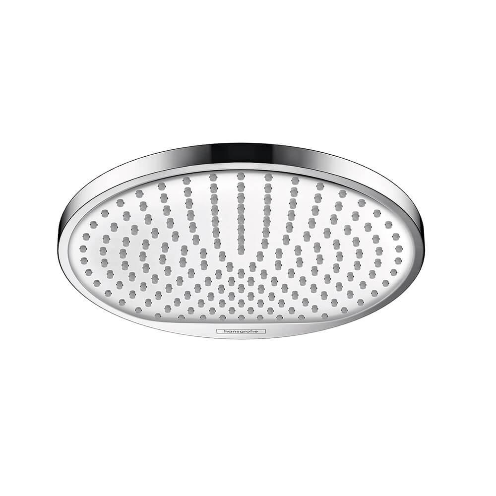 Верхній душ Hansgrohe Crometta S 240 1jet, EcoSmart 9 л/хв, білий/хром (26724000)