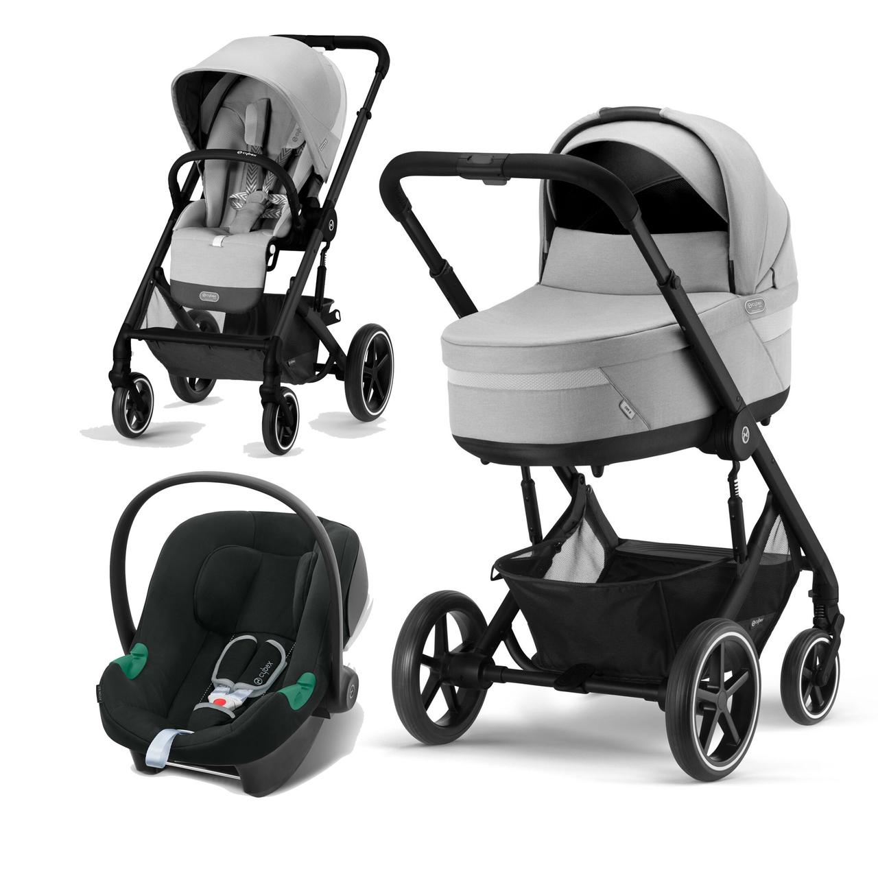 Коляска 3 в 1 Cybex Balios, BLK Lava Grey