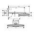Верхній душ Hansgrohe Rainmaker Select 460 2jet з тримачем 450 мм, білий/хром (24005400), фото 4