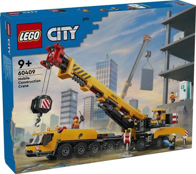 Lego City Жовтий пересувний будівельний кран 60409, фото 1