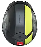 Мотошолом MT THUNDER 4 SV TREADS D3 Matt Fluor, фото 5