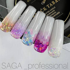Гелі для дизайну нігтів Saga Galaxy Glitter Gel 8 мл