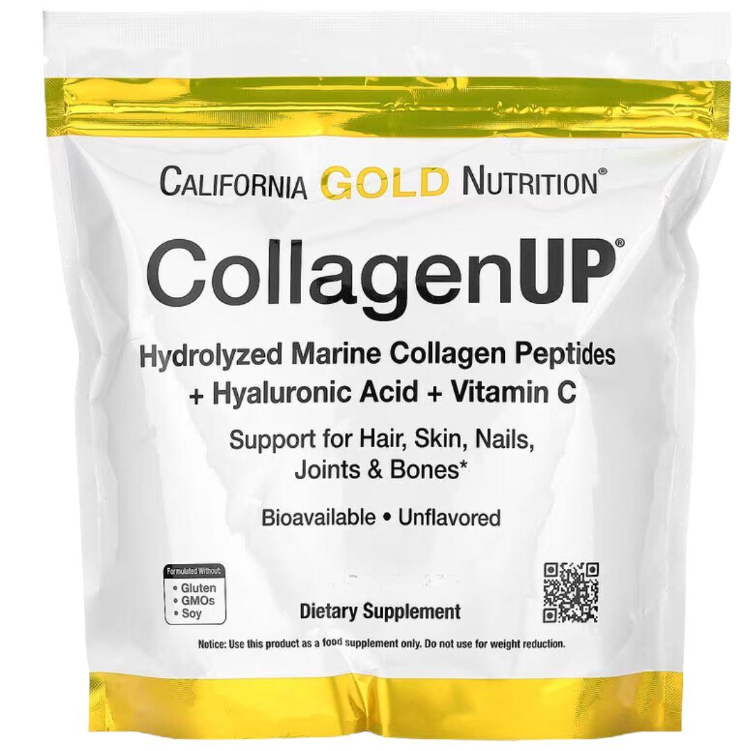 CollagenUP California Gold Nutrition 1030 г - морський колаген, гіалуронова кислота, вітамін С