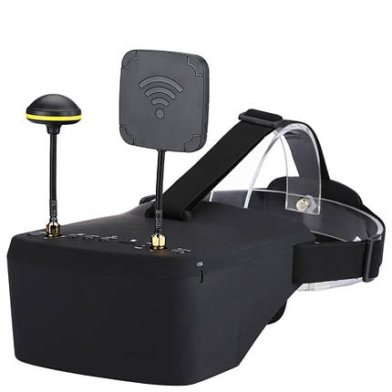 FPV шолом EV800D / FPV окуляри EV800D 5.8G 40CH 5 Inch 800*480 + Чохол, фото 1