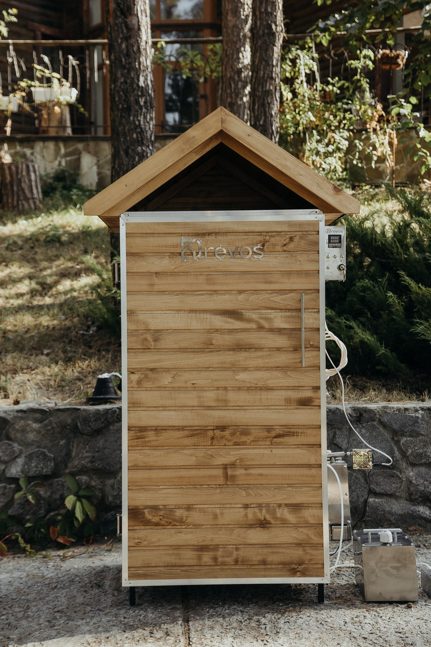 Коптильня гарячого і холодного копчення Біг PRO NEW (97x87x180 см, до 60 кг) ПІД ЗАМОВЛЕННЯ, фото 1