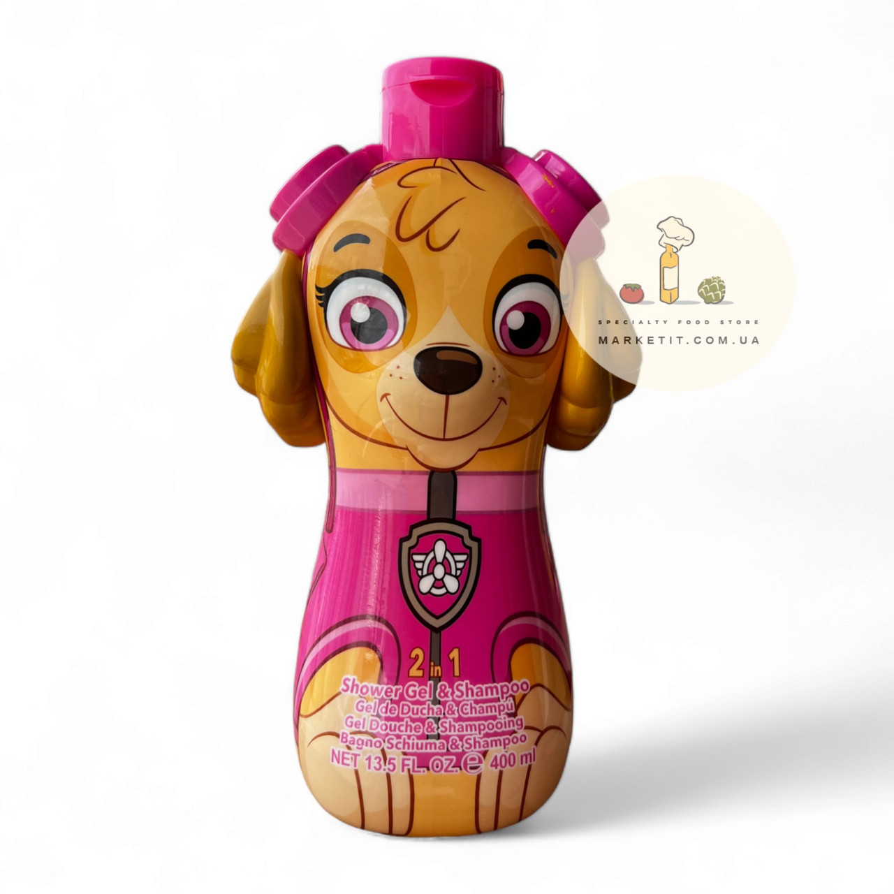 Дитячий шампунь-гель для душу 2в1 PAW Patrol Щенячий патруль, для дівчаток 400 мл.