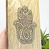 Дошки Садху для стояння на цвяхах, для новачків з гравіруванням "Хамса" для початківців з кроком 10 ммм, фото 4