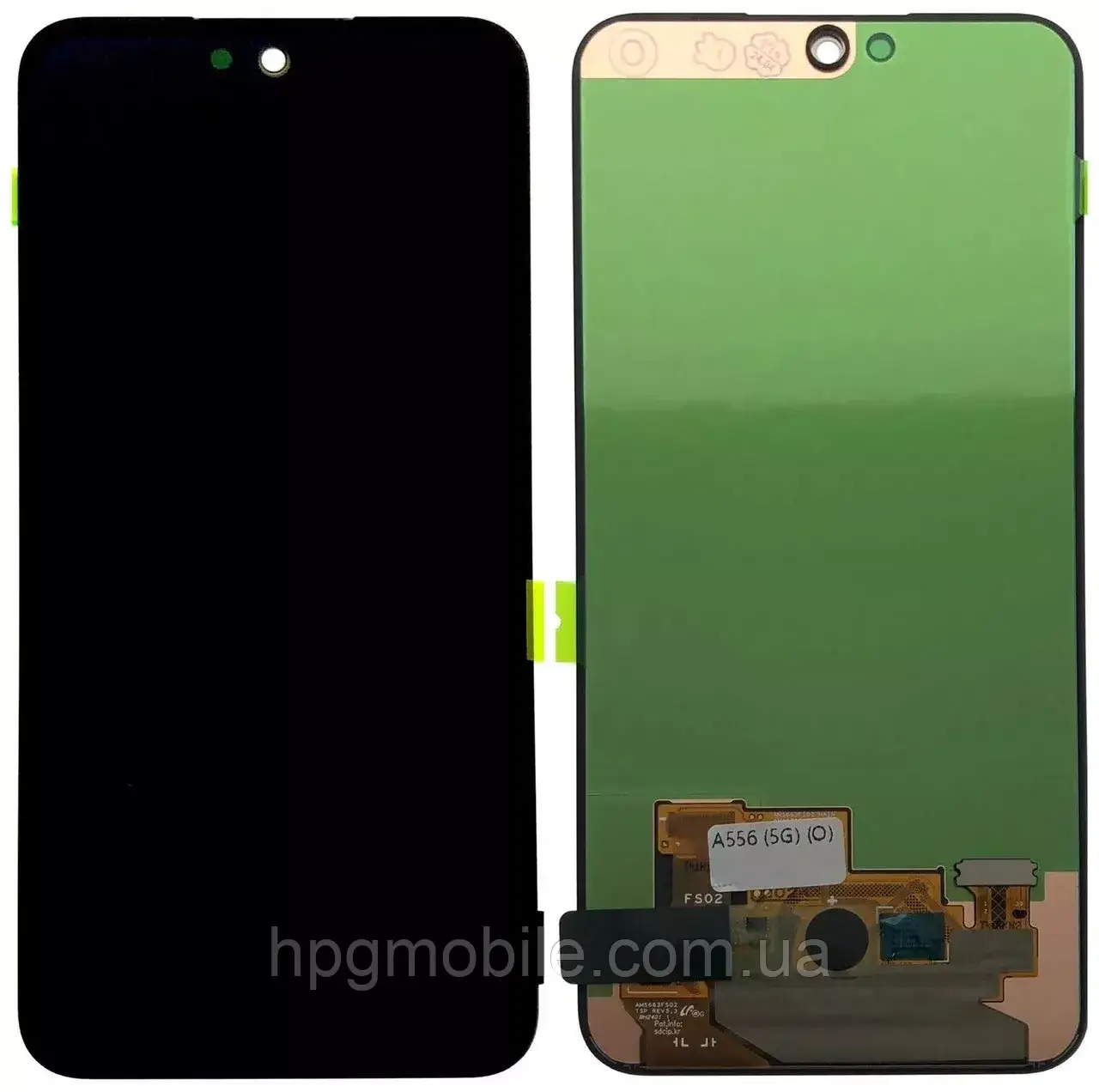 Дисплей для Samsung A556 A55 2024 (GH82-34308A) модуль (екран та сенсор) сервісний оригінал, Чорний, фото 1