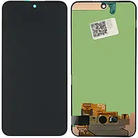 Дисплей Samsung A356 A35 2024 (GH82-34224A) модуль (екран і сенсор) сервісний оригінал, Чорний