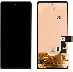 Дисплей для Google Pixel 6 5G Black (G949-00175-01) модуль (екран та сенсор) з рамкою, сервісний оригінал, Чорний