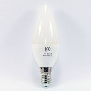 Лампа світлодіодна C38 LightOffer LED-07-221 7W 4000K 220V E14