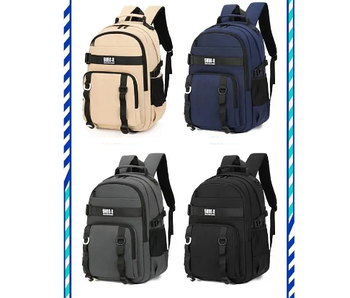 Спортивний шкільний рюкзак міський 48*32 см на блискавці з кишенею в різних варіантах Liza