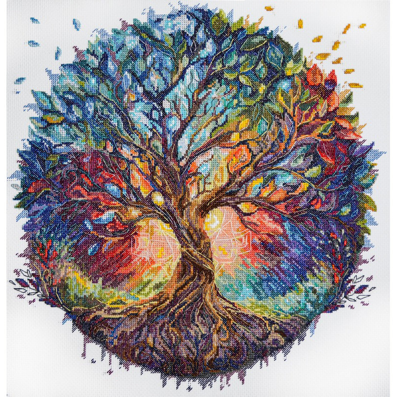 Набір для вишивання хрестиком «Центр Всесвіту» AH-211 з п'яльцями