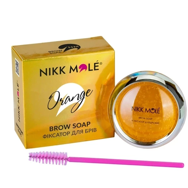 Фіксатор для брів Nikk Mole Brow Soap Апельсин, 15 гр