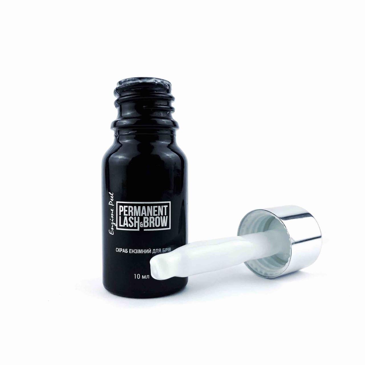 Скраб ензімний для брів Permanent lash&brow, 10 мл