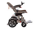 Інвалідна коляска з електроприводом покращена з регулюванням висоти сидіння MED1-KY172, фото 9