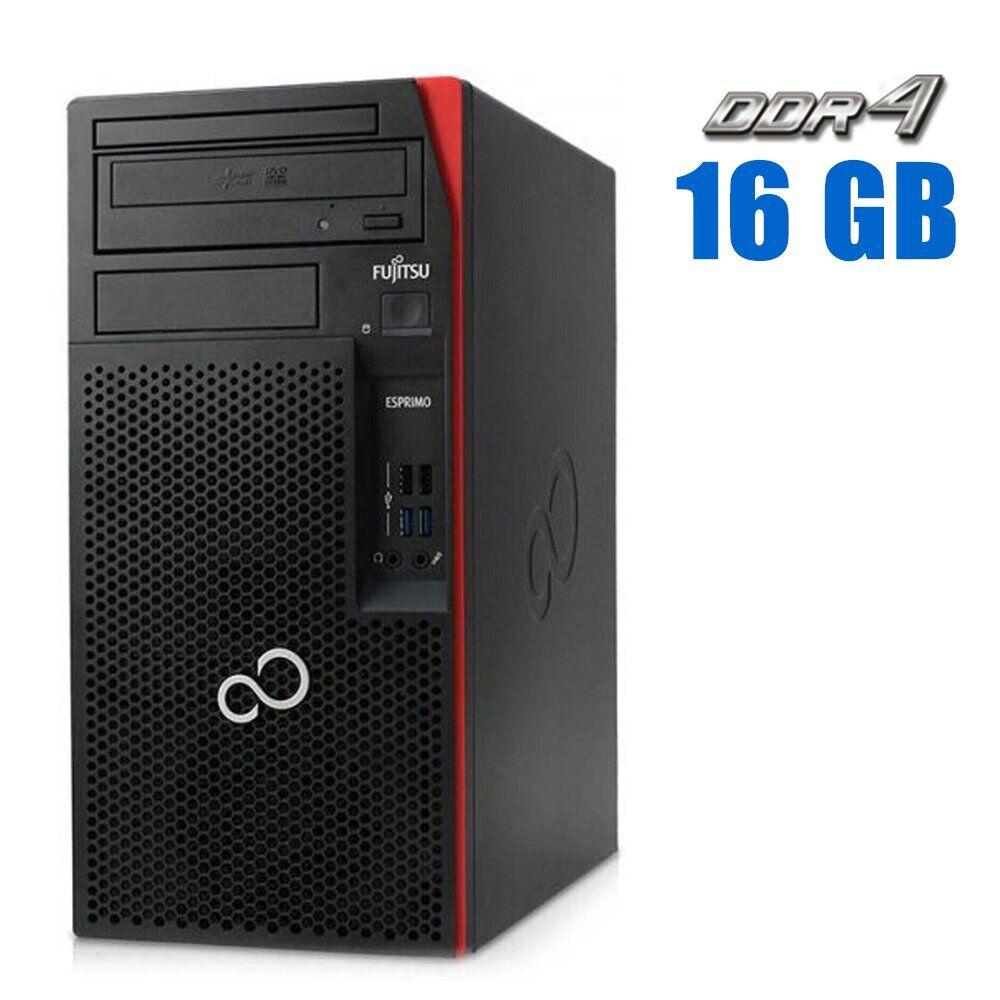 Комп'ютер Fujitsu Esprimo P558 MT/ Core i3-8100/ 16 GB RAM/ 500 GB HDD/ UHD 630