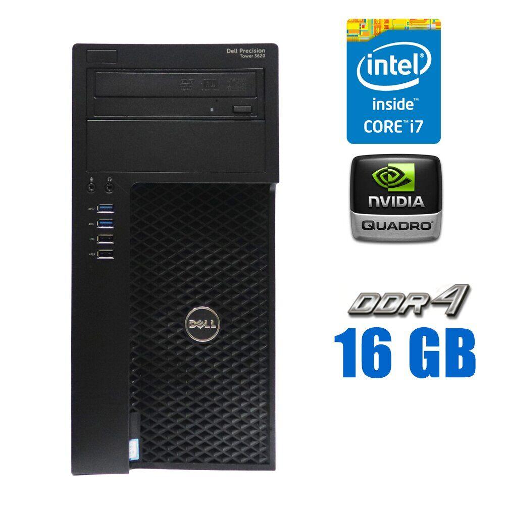 Ігровий ПК Dell Precision 3620 MT/ Core i7-6700/ 16 GB RAM/ 256 GB SSD/ Quadro K620 2GB
