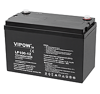 Акумулятор гелевий VIPOW 12 V 100 Ah (BAT0225)