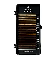 Вії Alevi Dark Brown Мікс C, 0.10, 7-13