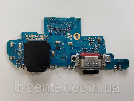 Шлейф (Flat cable) Samsung A525F Galaxy A52 з роз'ємом зарядки, навушників, з мікрофоном ОРИГІНАЛ, фото 1