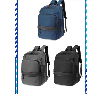 Спортивний шкільний рюкзак міський 45*33 см на блискавці з кишенею в різних варіантах Liza