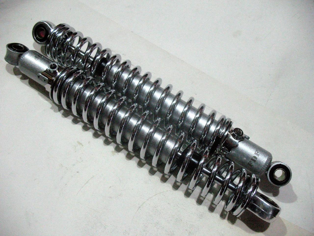 Амортизатори (пара) Zongshen 125/150 340mm, регульовані (хром. jw) BBC