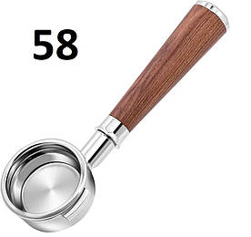 Холдер Ø 58 mm бездонний Портафільтр Professional Filter Holder Beech