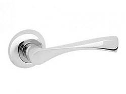 Ручка дверна на розеті Хром H-14023-A-CR кругла ТМ SEMPRA