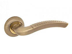 Ручка дверна на розеті Бронза H-14026-A-AB кругла ТМ SEMPRA