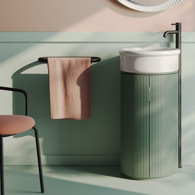 Кругла тумба 39х72 для накладної раковини OPERA Artceram