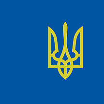 Плакат "Прапор України з тризубом, Ukraine", 42×60см, фото 3