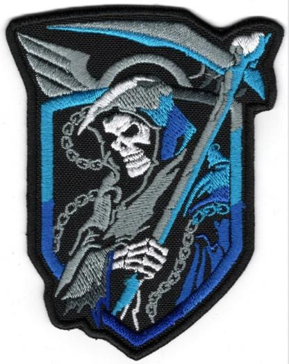 Шеврон PATCH ПАТРІОТ "Пані з косою" черний
