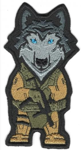 Шеврон PATCH ПАТРІОТ Wolf (Бойовий Вовк)