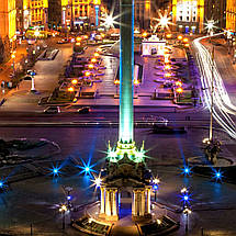 Плакат "Київ, Майдан Незалежності, Kyiv, Ukraine", 40×60см, фото 4