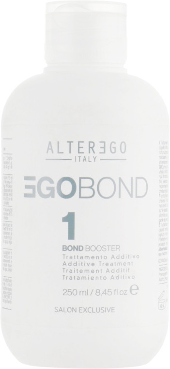ALTER EGO ITALY EGOBOND 1 Bond Booster Additive Treatment Додатковий протеїновий комплекс, 250 мл (Оригінал), фото 1