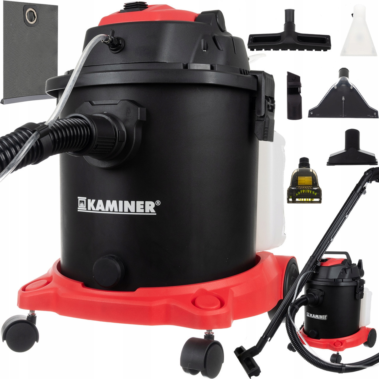 Мийний пилосос 20 л Kaminer 23918 1600W з набором насадок