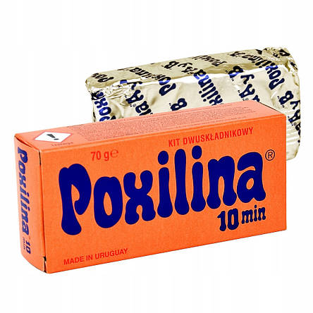 Холодне зварювання епоксидне двокомпонентне POXILINA 70G/38 ML, фото 1
