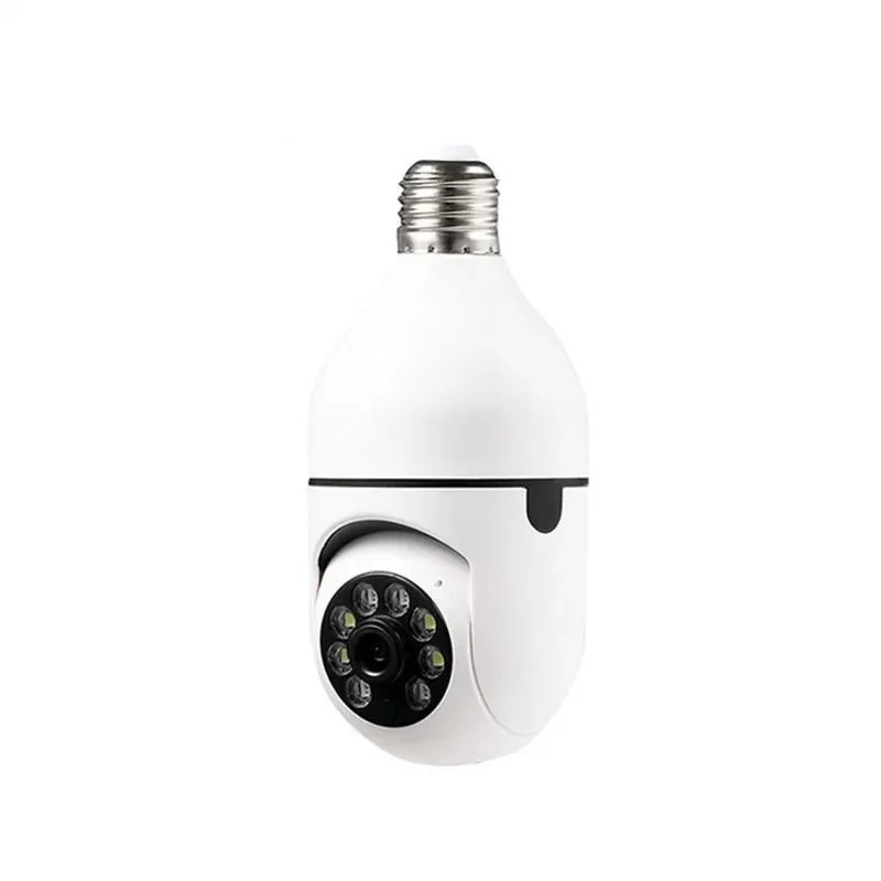 WiFi бездротова поворотна IP камера 5G, 2.4G 2MP, цоколь Е27 лампочка, для дому та вулиці