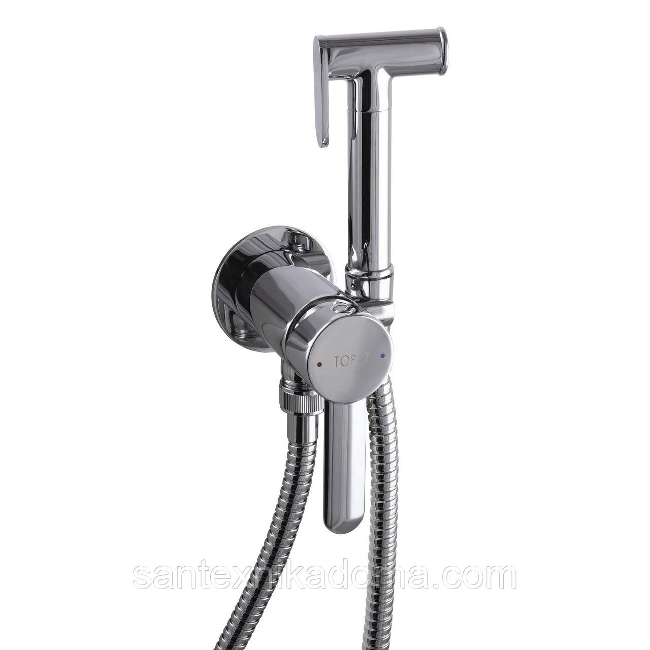 Змішувач гігієнічний  TOPAZ CORSICA TC 16106-H48 прихованого монтажу латунь