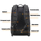 Тактичний похідний рюкзак Solve на 50 л Laser Койот KT6003505, фото 4