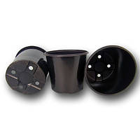 Стакан для розсади 200 мл пластиковий з отворами Ø 80/65 h 75 під розсаду овочів, зелені квітів 100 штук