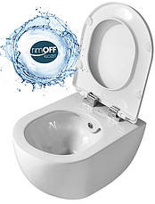 FREE Rim-Off Унітаз підвісний безободковий, з функцією біде, фото 4