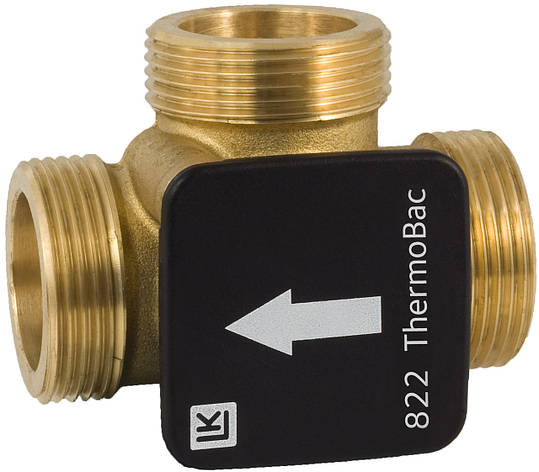 LK 822 ThermoBac Триходовий зворотний клапан, корпус латунь ЗЗЗ 1 1/2"х 61C, фото 1