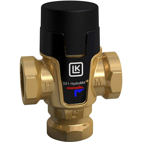 LK 551 Змішувальний клапан Hydromix 1/2" ВВВ для ГВП і теплої підлоги, фото 1