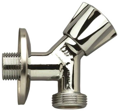 Кран приладовий хром для пральної машини 1/2"х3/4", фото 1