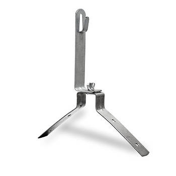 Тримач коньковий кутовий (універсальний) сталевий гальванічно оцинкований 22/07 OC