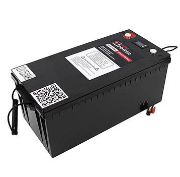 Літій-залізо-фосфатний акумулятор 12V/150AH (1920W*h) із вбудованою BMS-платою, фото 1